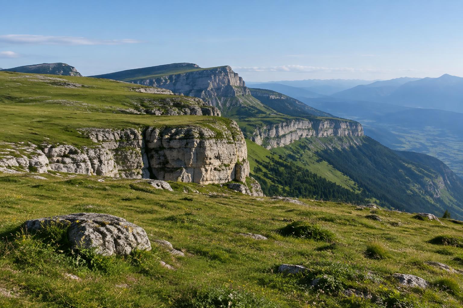 Weites Bergplateau als Symbol für die Vertiefung des Gelernten – Symbolbild